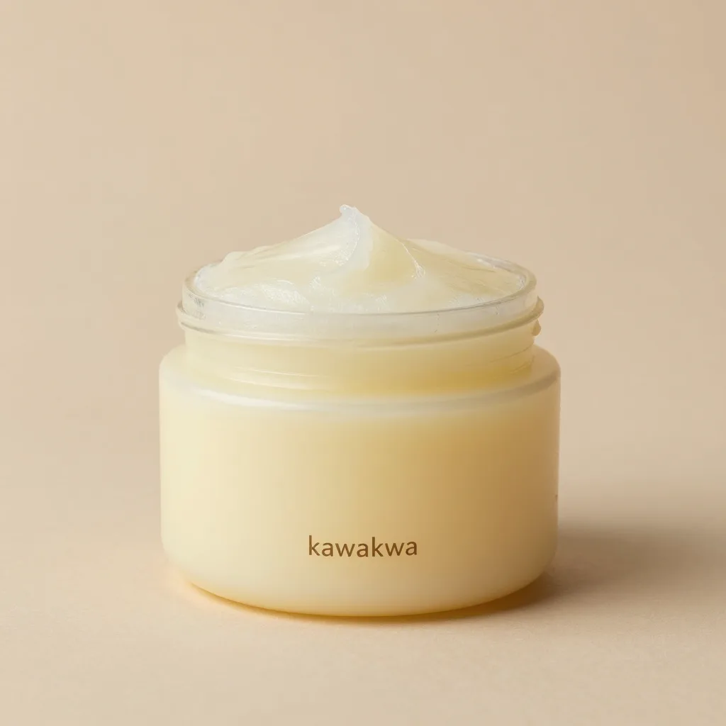 A large jar of kawakawa soothing balm